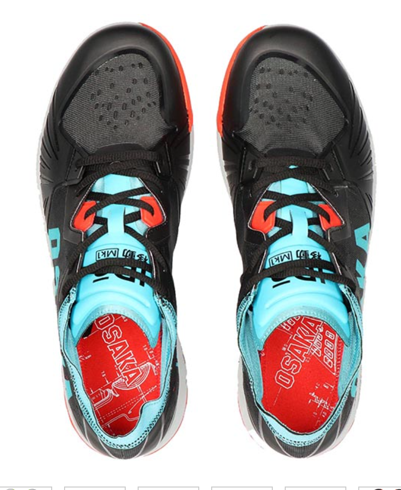 2022 Osaka IDO Turf Shoe Black/ Aqua – O'Hanlon Hockey 2022 Osaka IDO Turf Shoe Black/ Aqua – O'Hanlon Hockey